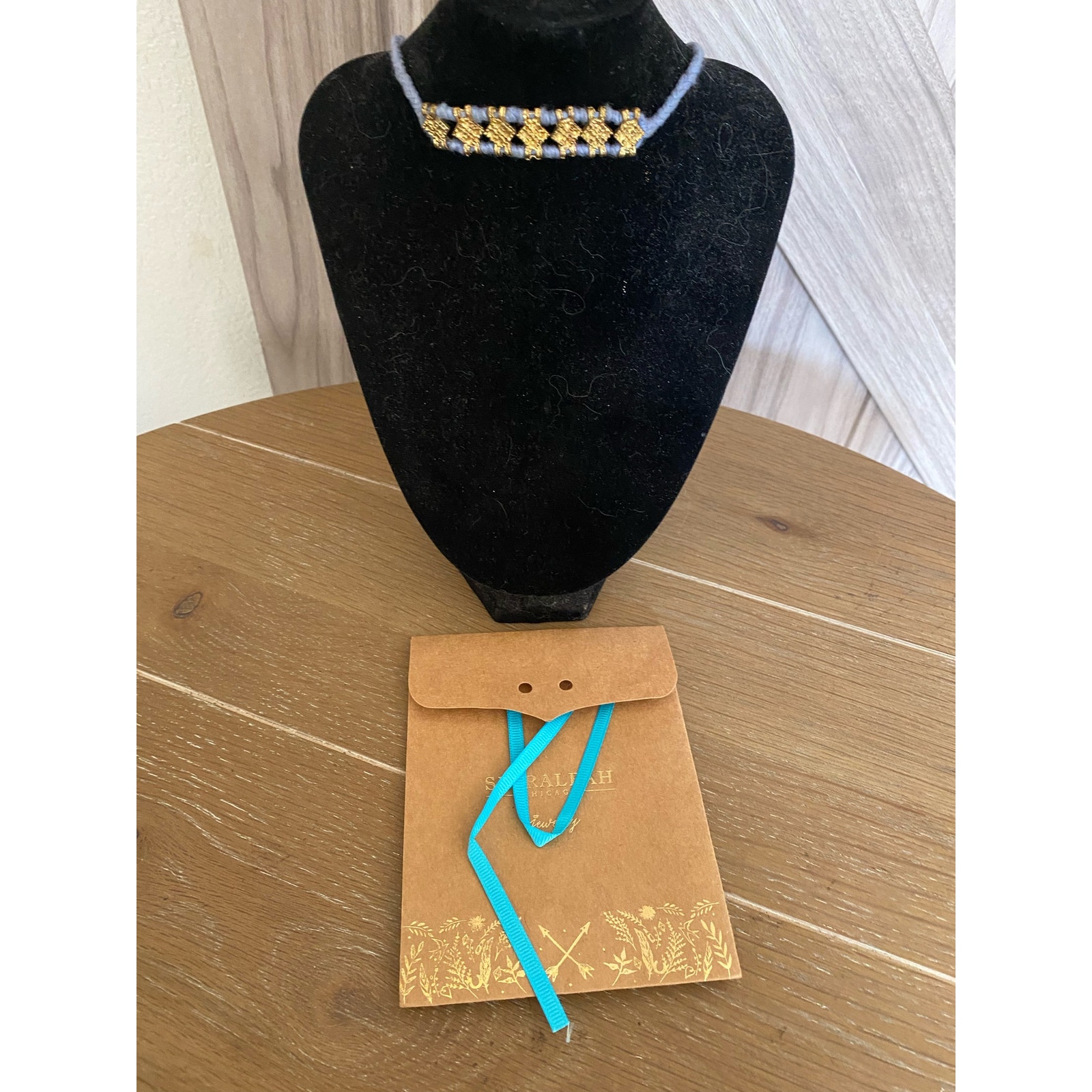 Nib Shiraleah ChicagoAnthropology Dove Sadie Braided Chocker Necklace 20$